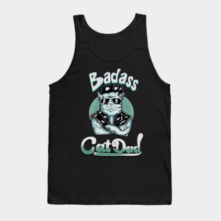 Badass Cat Dad Tank Top